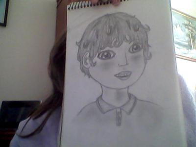 the pic i drew of the 7 year old boy